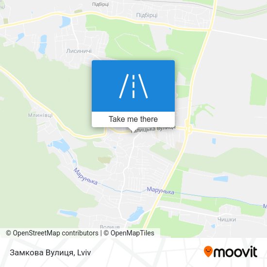 Замкова Вулиця map