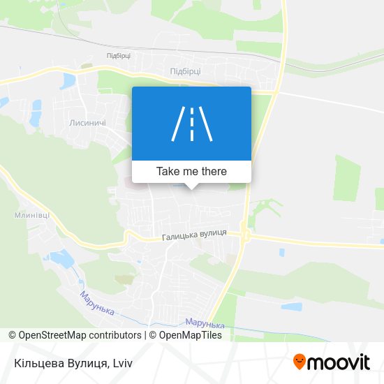 Кільцева Вулиця map