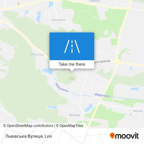 Львівська Вулиця map