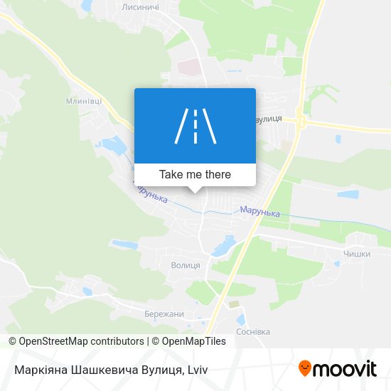 Маркіяна Шашкевича Вулиця map