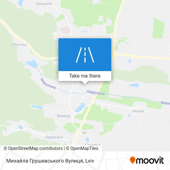 Михайла Грушевського Вулиця map