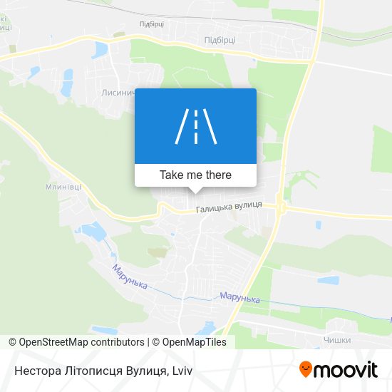Нестора Літописця Вулиця map