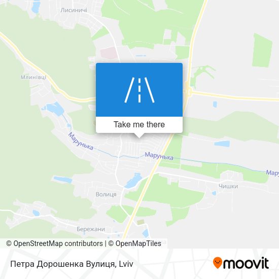 Петра Дорошенка Вулиця map