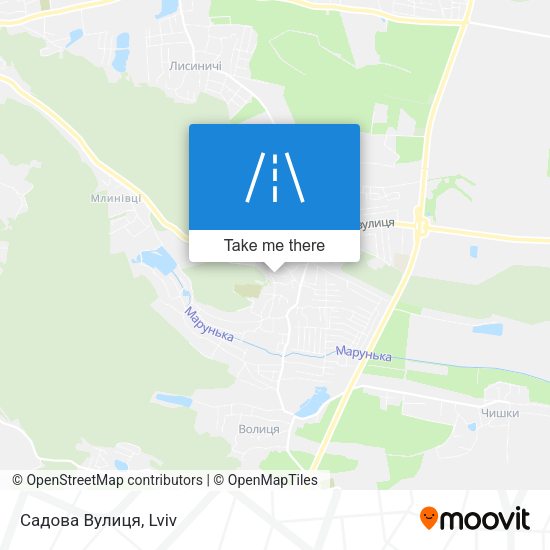 Садова Вулиця map