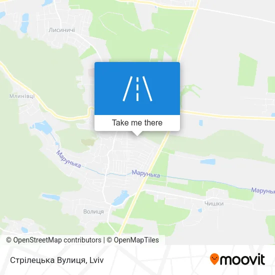 Карта Стрілецька Вулиця