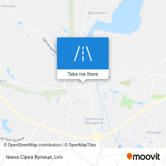 Івана Сірка Вулиця map