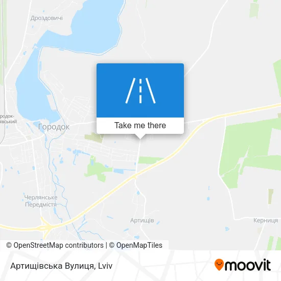 Артищівська Вулиця map