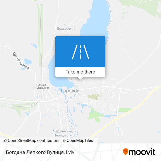Богдана Лепкого Вулиця map