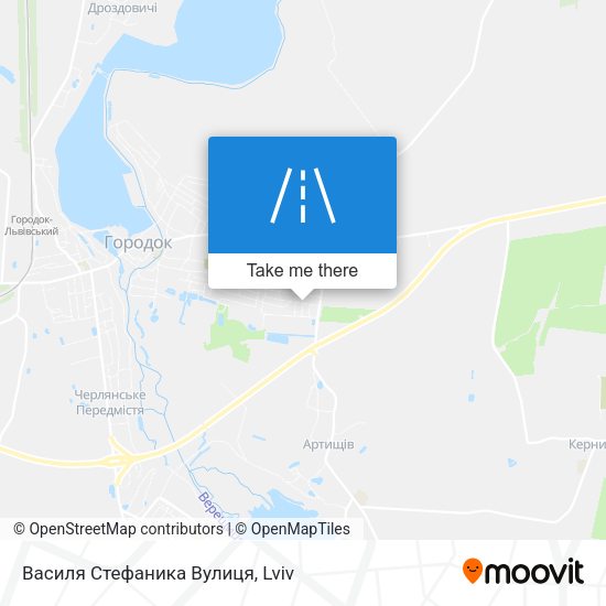Василя Стефаника Вулиця map