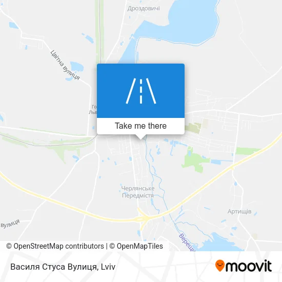 Карта Василя Стуса Вулиця
