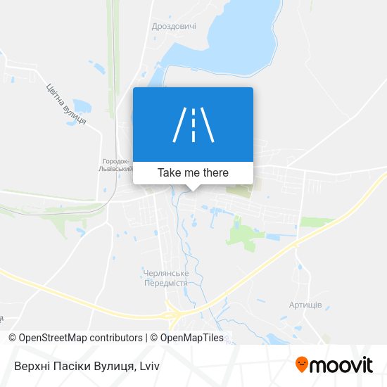 Верхні Пасіки Вулиця map