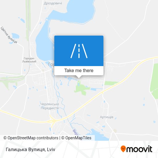 Галицька Вулиця map