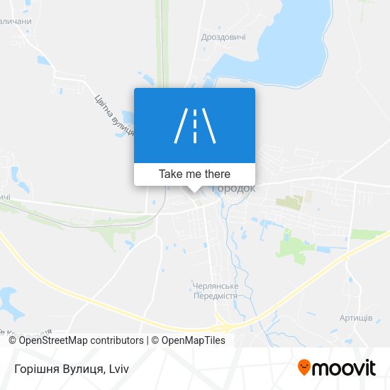 Горішня Вулиця map