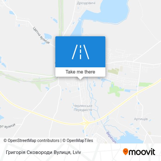 Григорія Сковороди Вулиця map