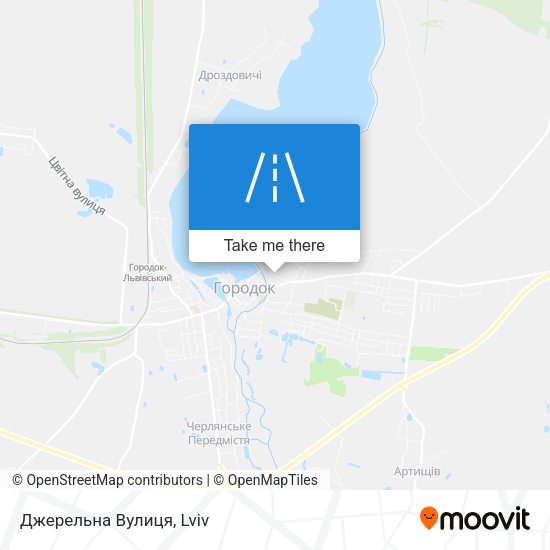 Джерельна Вулиця map
