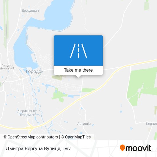 Дмитра Вергуна Вулиця map