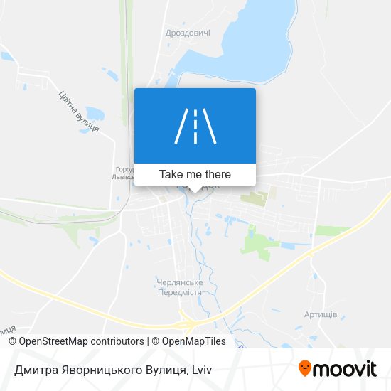 Дмитра Яворницького Вулиця map
