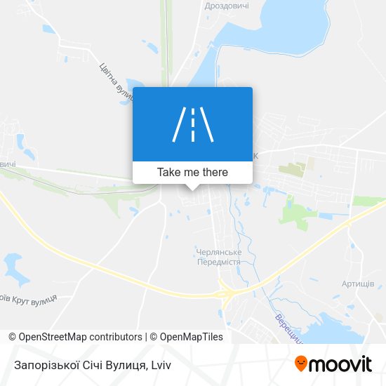 Запорізької Січі Вулиця map