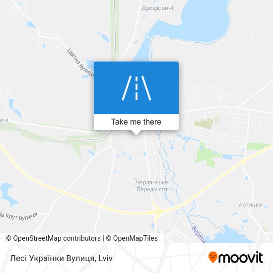 Лесі Українки Вулиця map