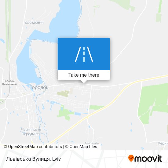 Львівська Вулиця map