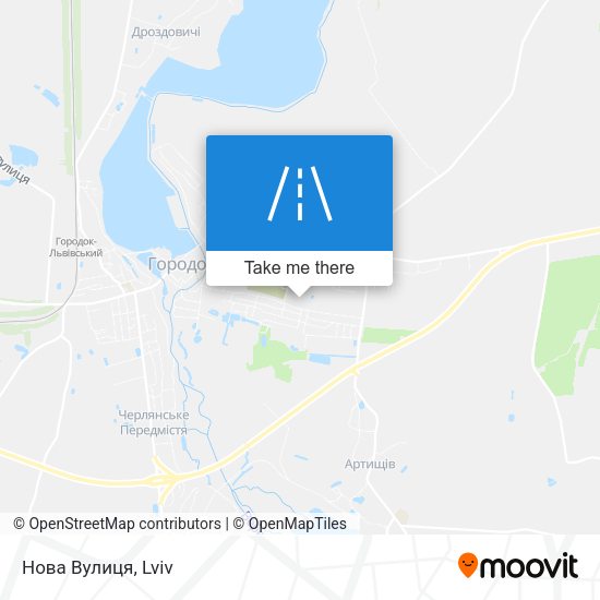 Нова Вулиця map