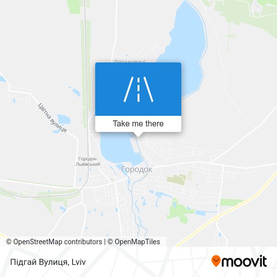Підгай Вулиця map
