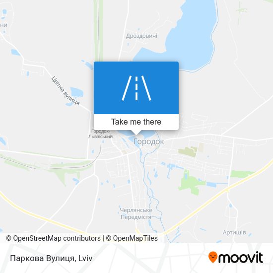 Карта Паркова Вулиця