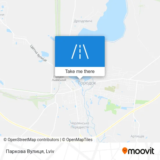 Карта Паркова Вулиця