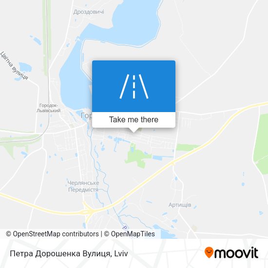 Петра Дорошенка Вулиця map
