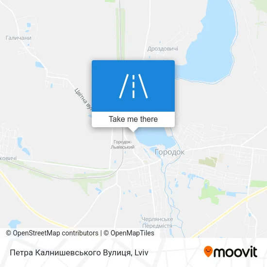 Карта Петра Калнишевського Вулиця