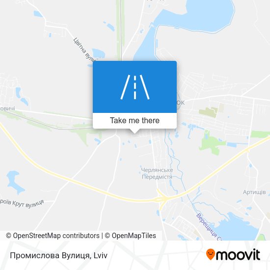 Промислова Вулиця map