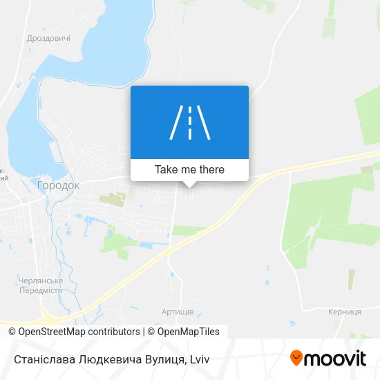 Карта Станіслава Людкевича Вулиця