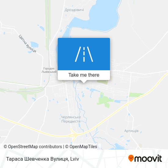 Тараса Шевченка Вулиця map