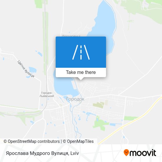 Ярослава Мудрого Вулиця map