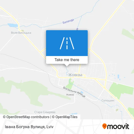Карта Івана Богуна Вулиця