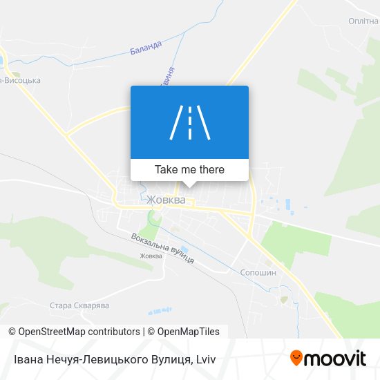 Івана Нечуя-Левицького Вулиця map