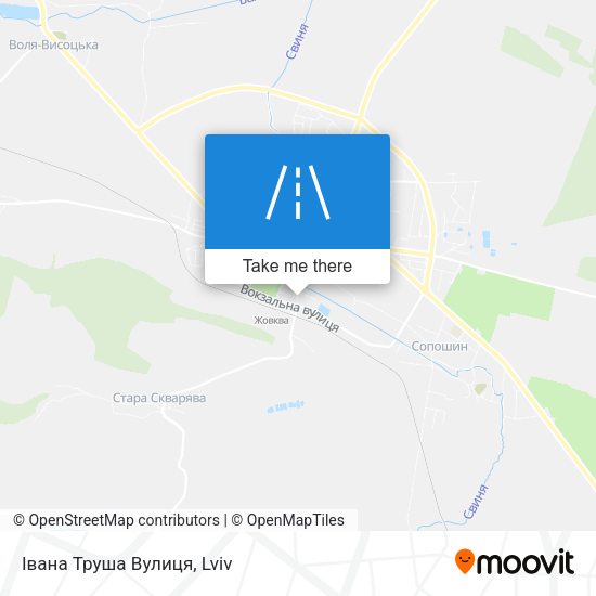 Івана Труша Вулиця map