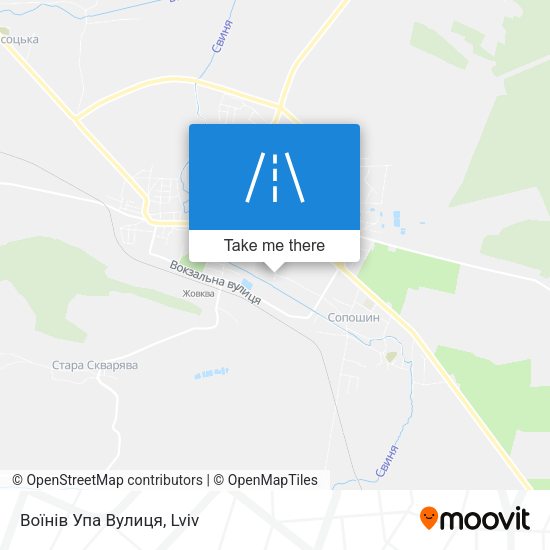 Воїнів Упа Вулиця map