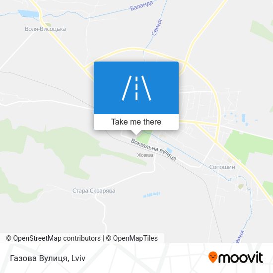 Газова Вулиця map