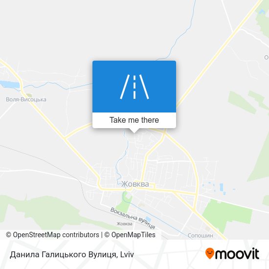 Данила Галицького Вулиця map