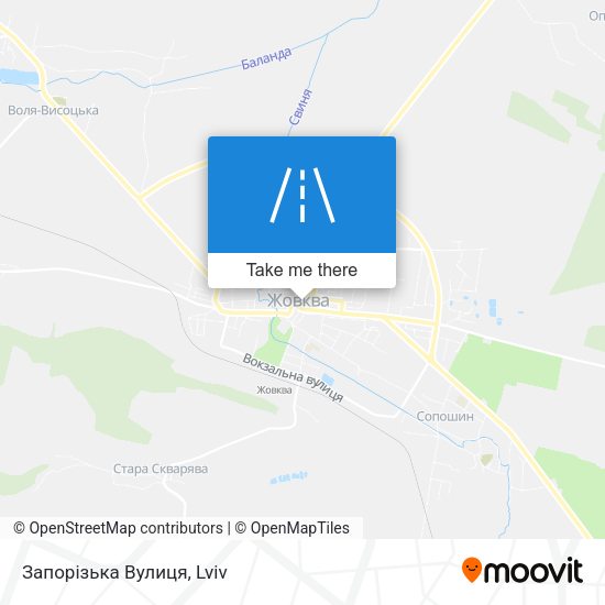 Запорізька Вулиця map
