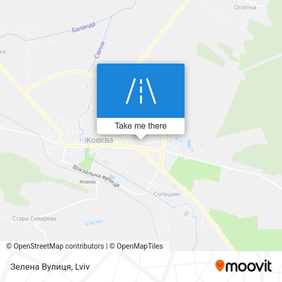 Зелена Вулиця map