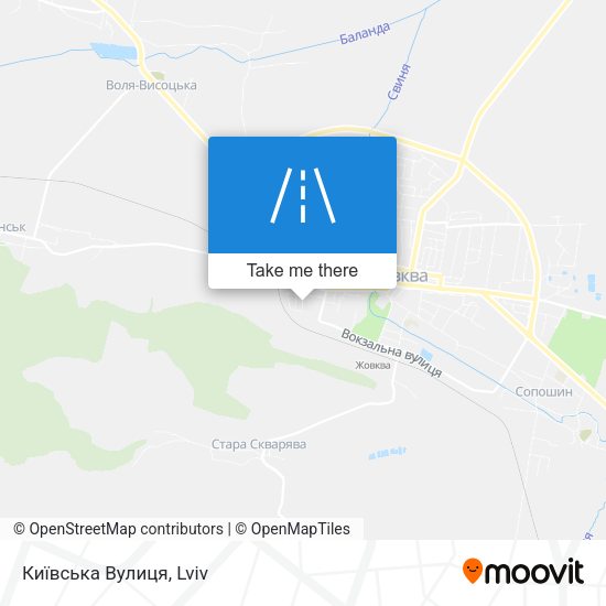 Київська Вулиця map