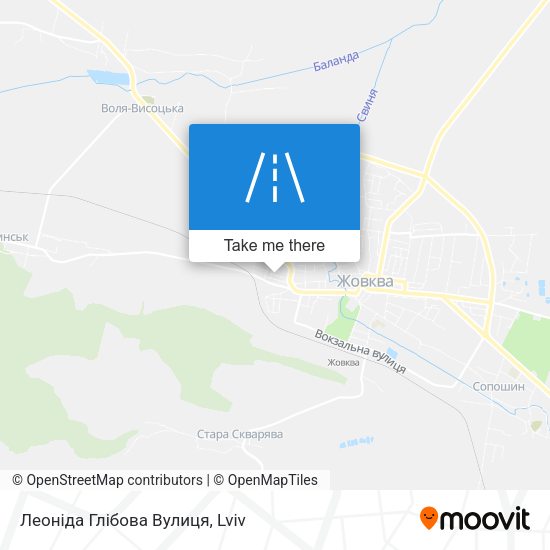 Леоніда Глібова Вулиця map