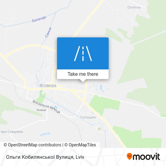 Ольги Кобилянської Вулиця map