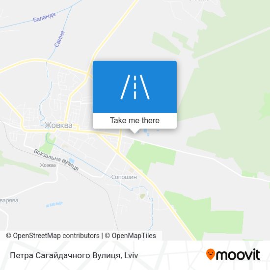 Петра Сагайдачного Вулиця map