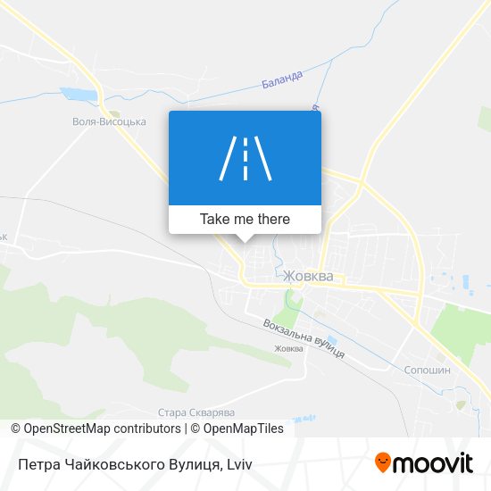 Петра Чайковського Вулиця map