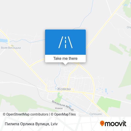 Пилипа Орлика Вулиця map