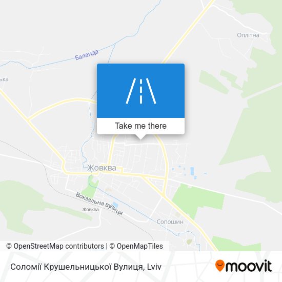Соломії Крушельницької Вулиця map