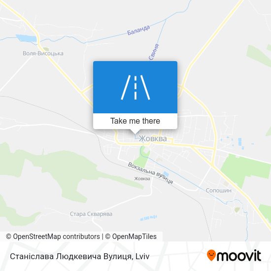 Станіслава Людкевича Вулиця map